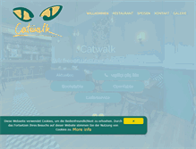 Tablet Screenshot of catwalk-restaurant.de